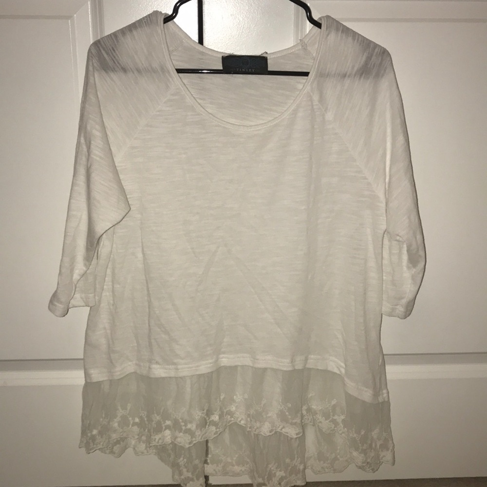 White lace blouse